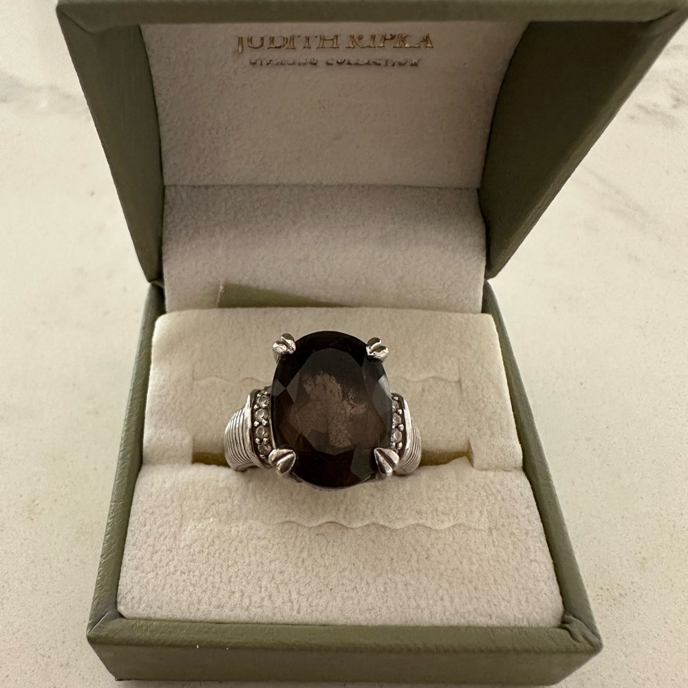 Judith Ripka Smoky Quartz Ring